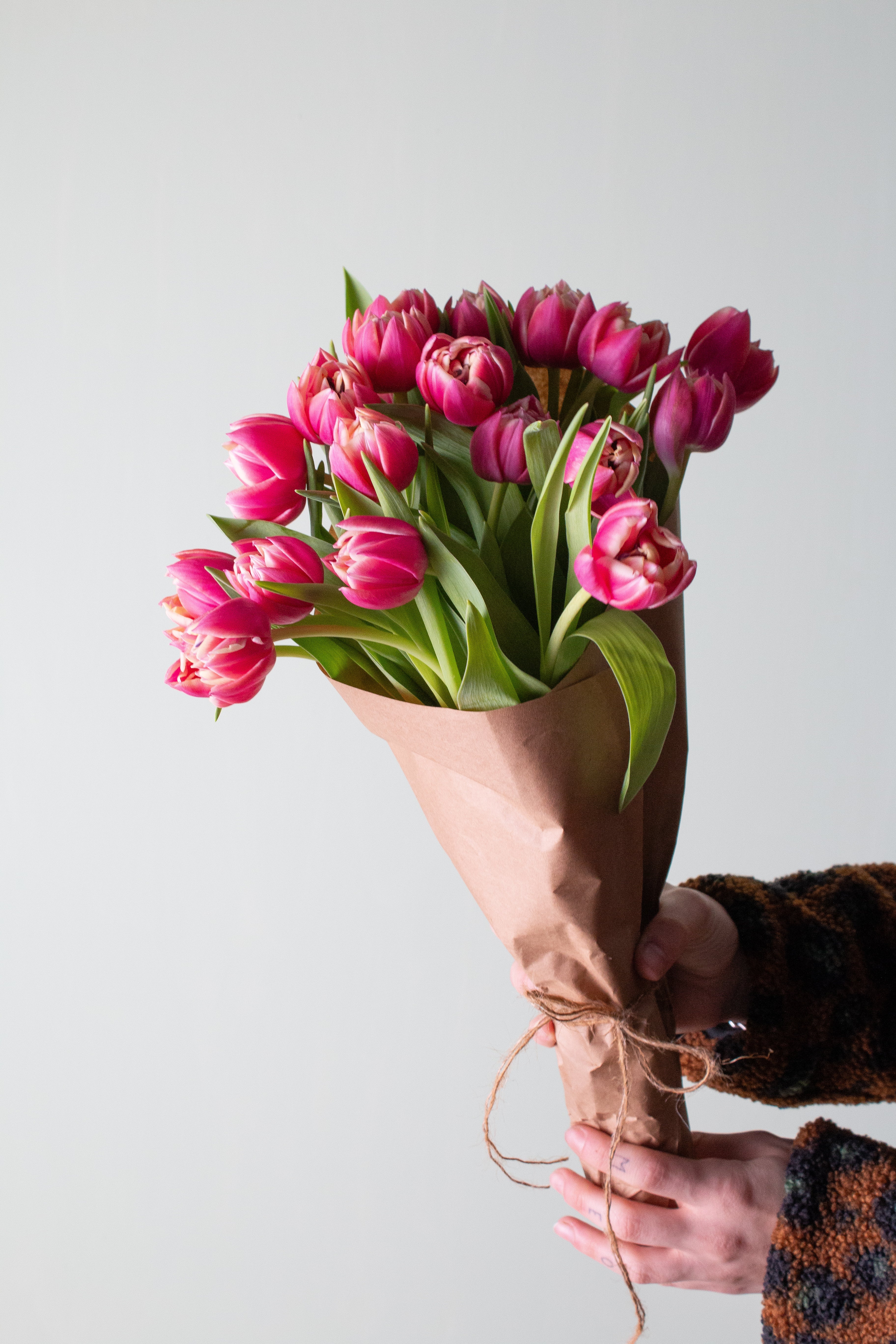 Pink Double Tulipa (20’li Pembe Lale Buketi)