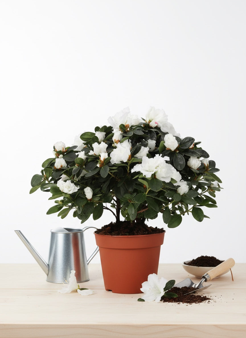 Açelya (Beyaz Çiçekli)