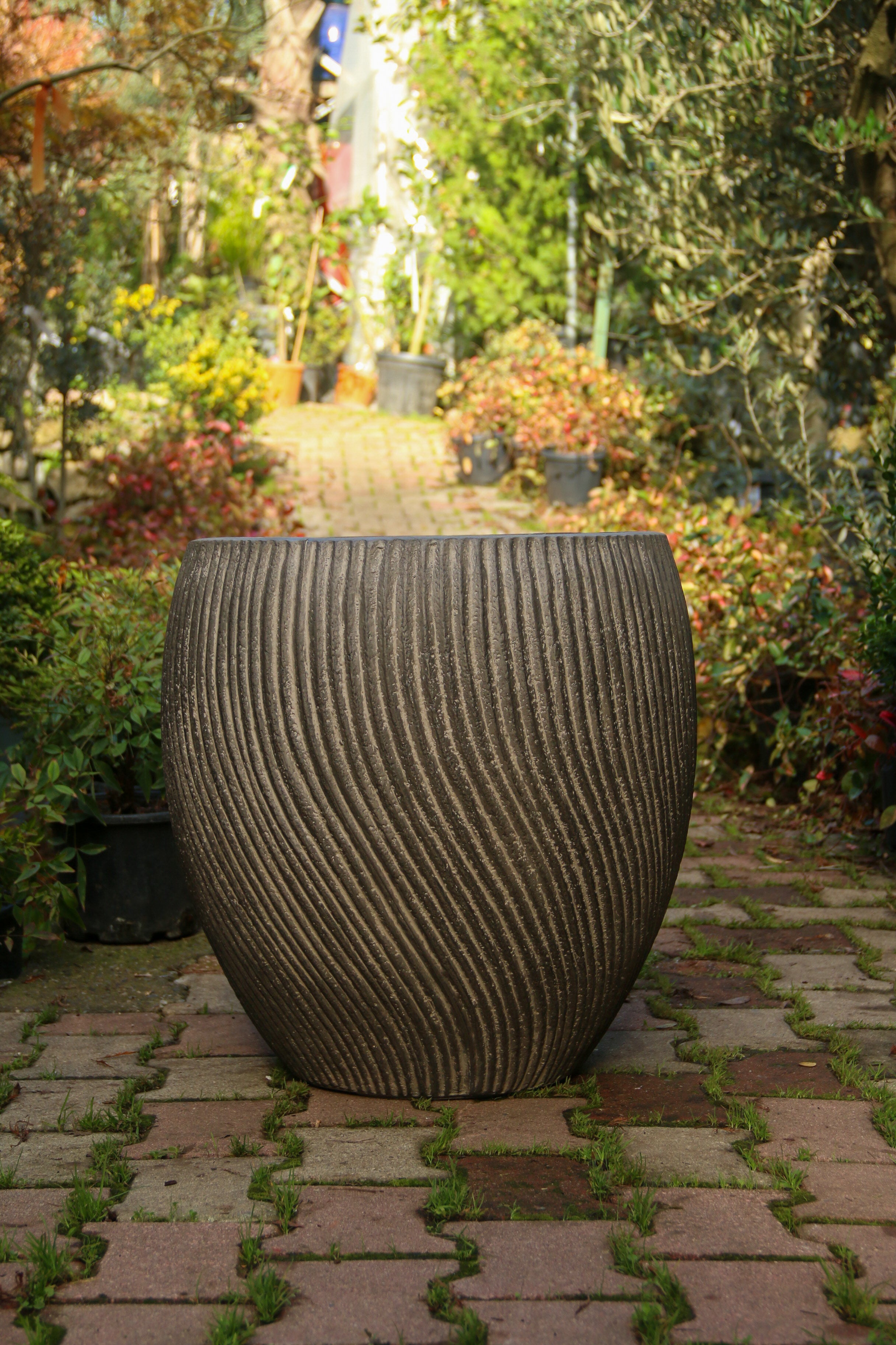 Newcastle Fiberstone Saksı Kahve