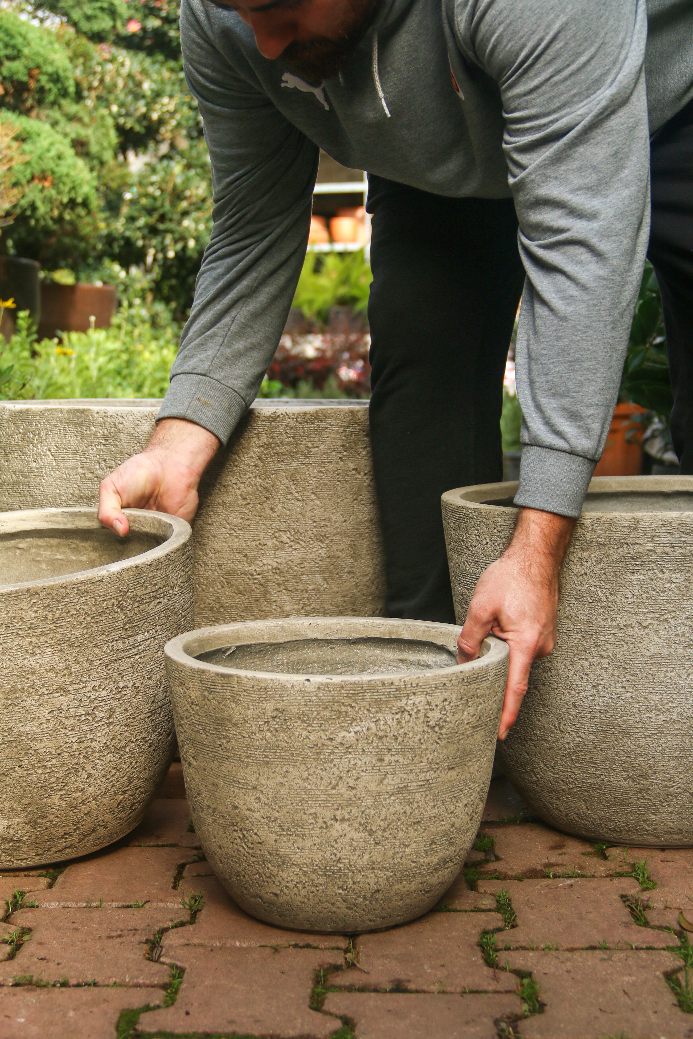 Darwin Fiberstone Saksı Bej