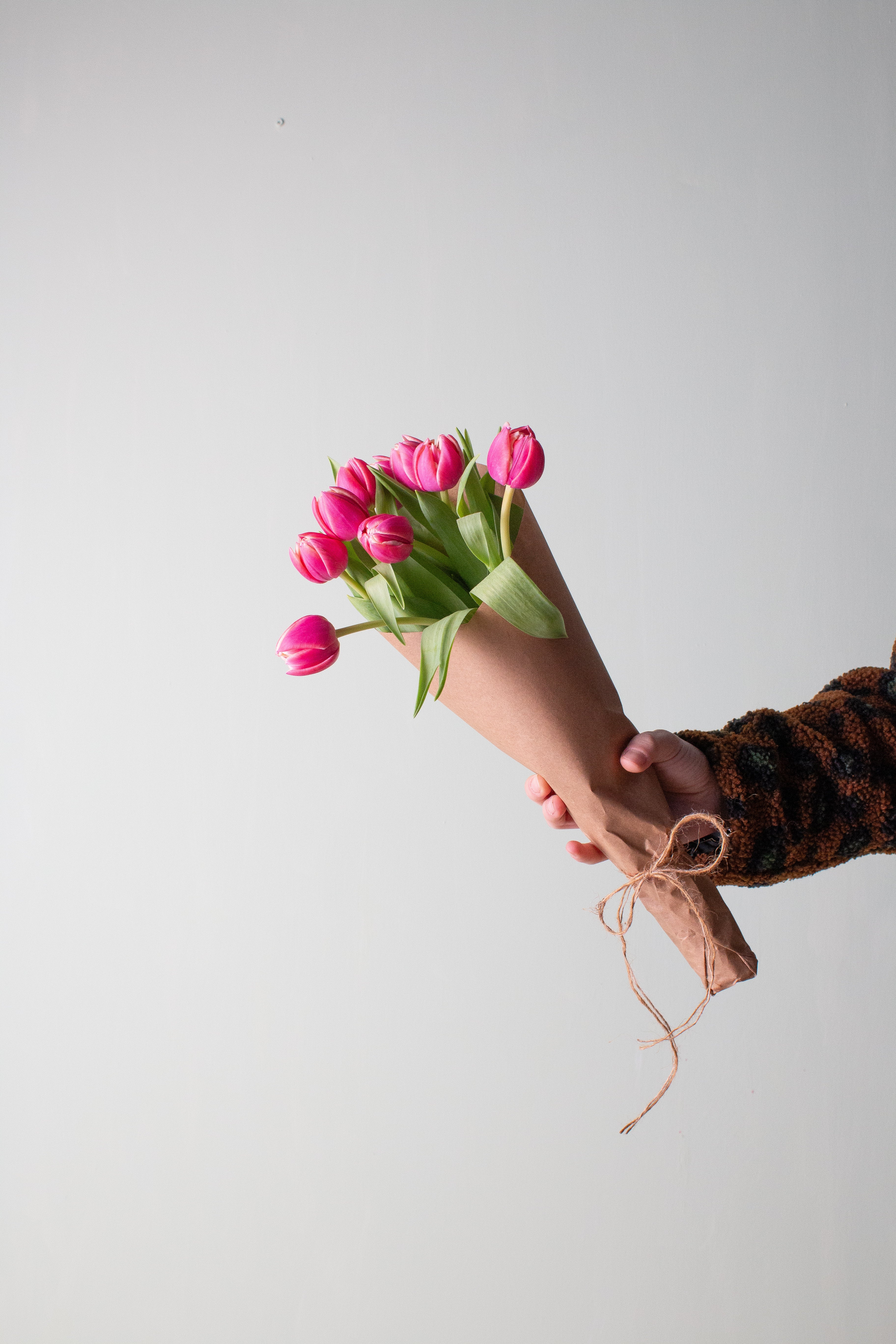 Pink Double Tulipa (10’lu Pembe Lale Buketi)