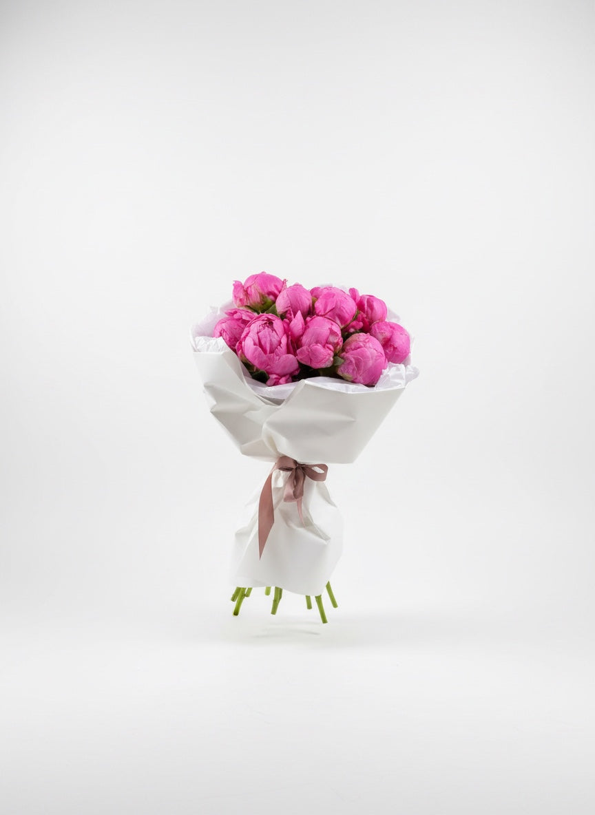 The Pink Peony Bouquet - Şakayık Buketi