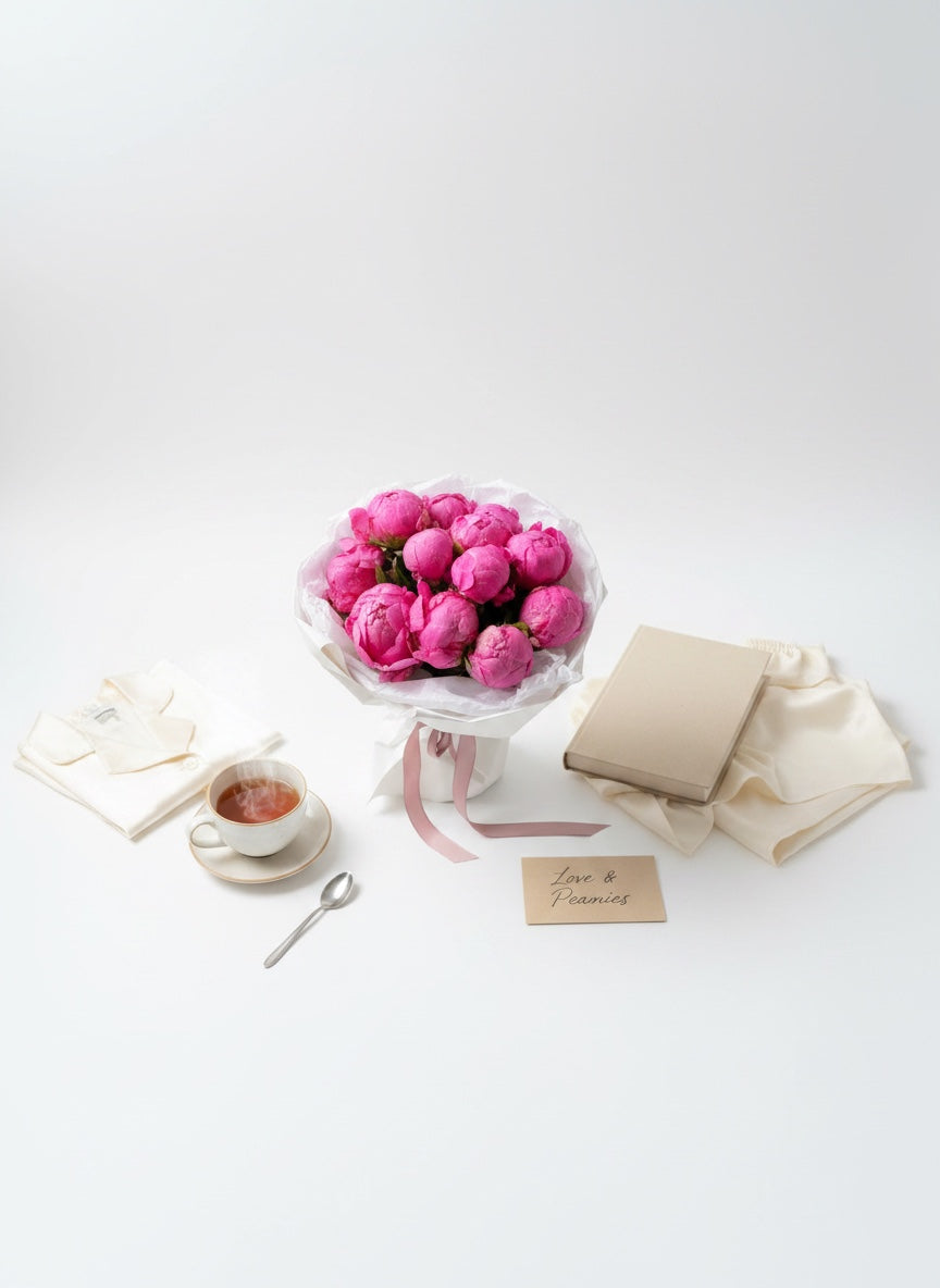 The Pink Peony Bouquet - Şakayık Buketi