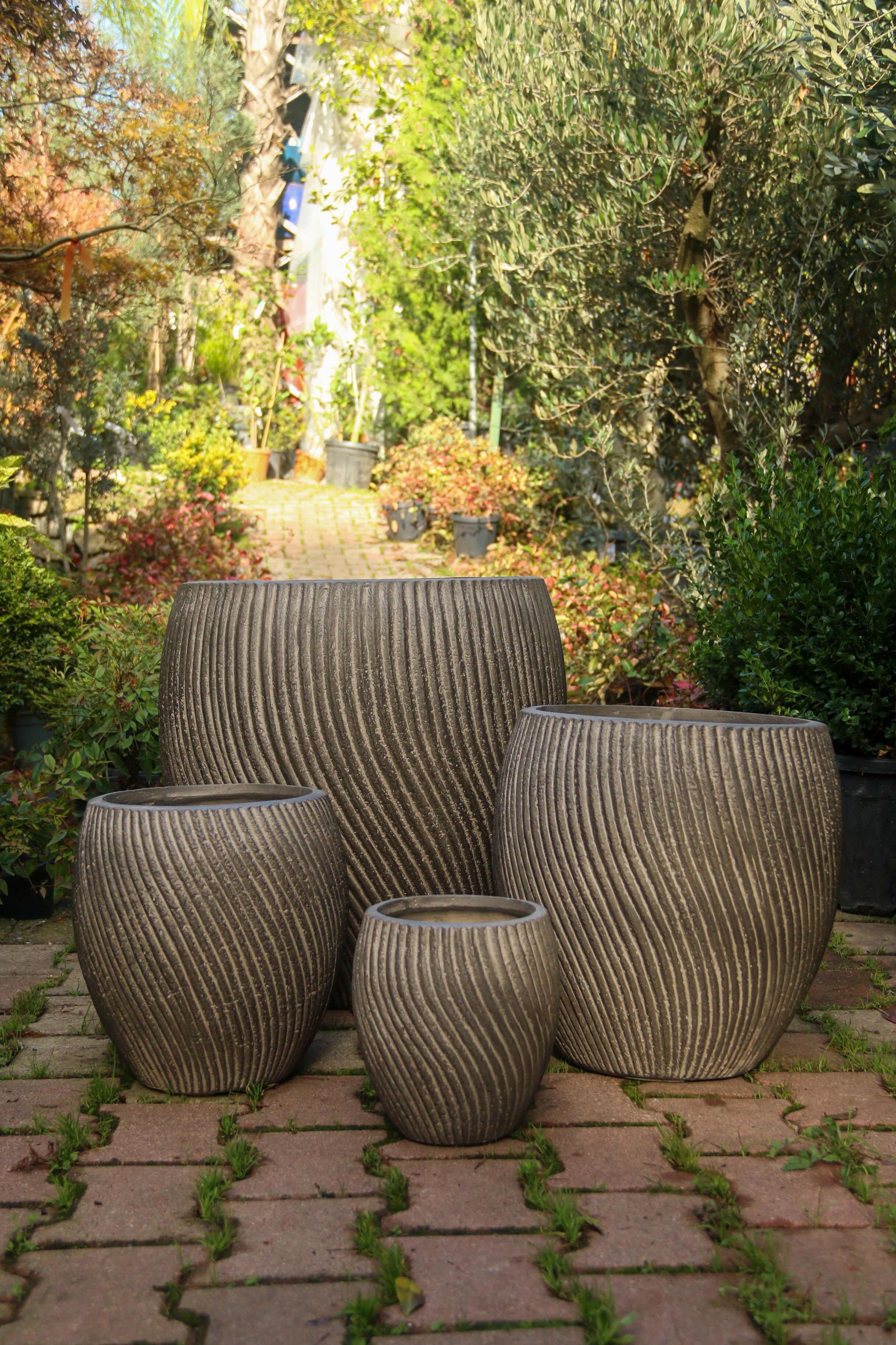 Newcastle Fiberstone Saksı Kahve