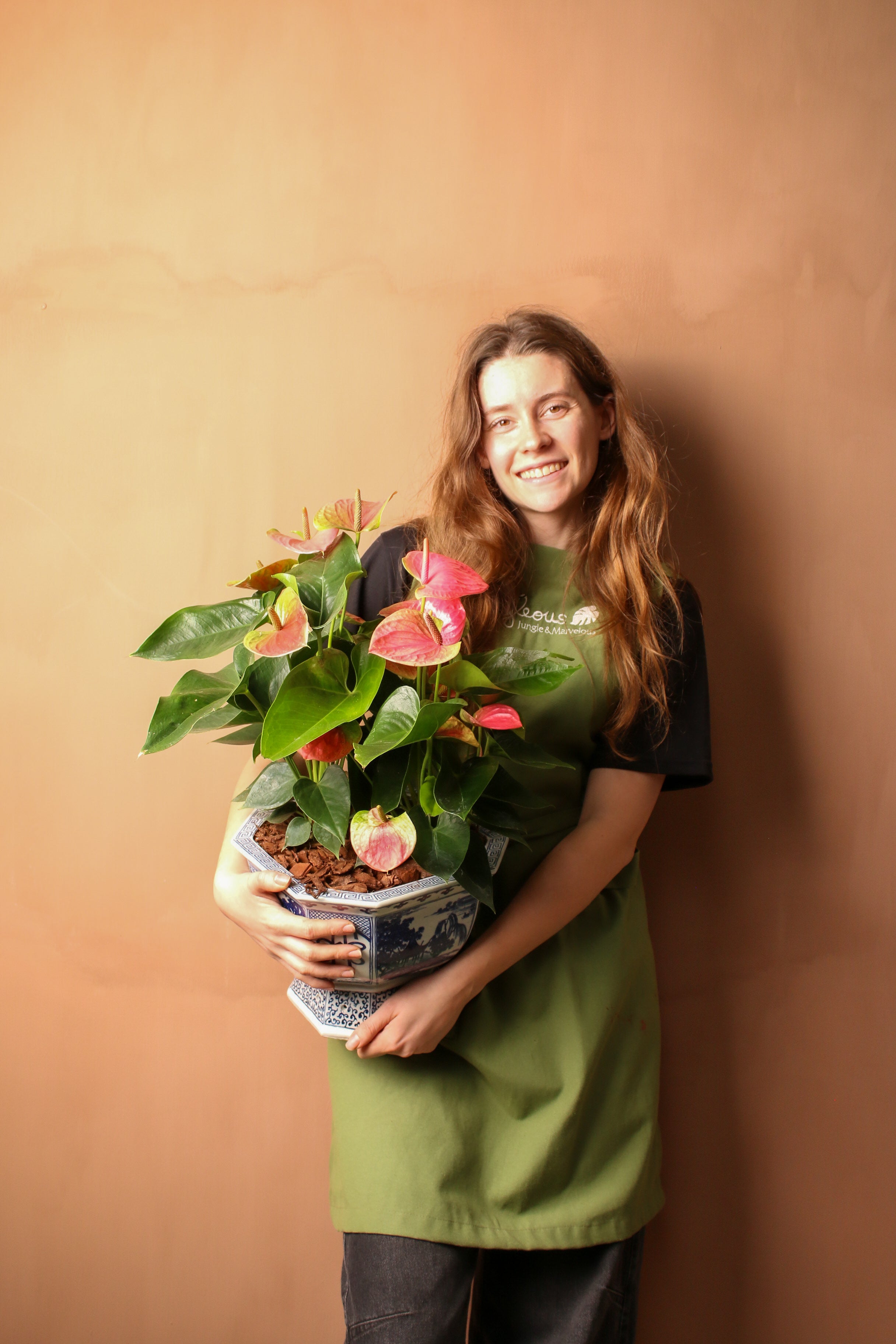 Bubblegum XL Bleu Blanc Saksılı