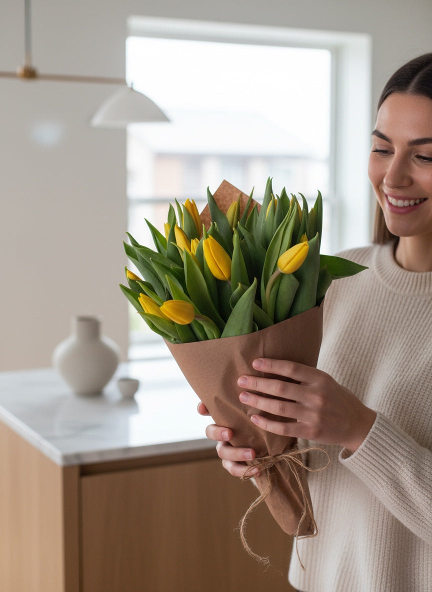 Tulipa Buket (20’li sarı lale)