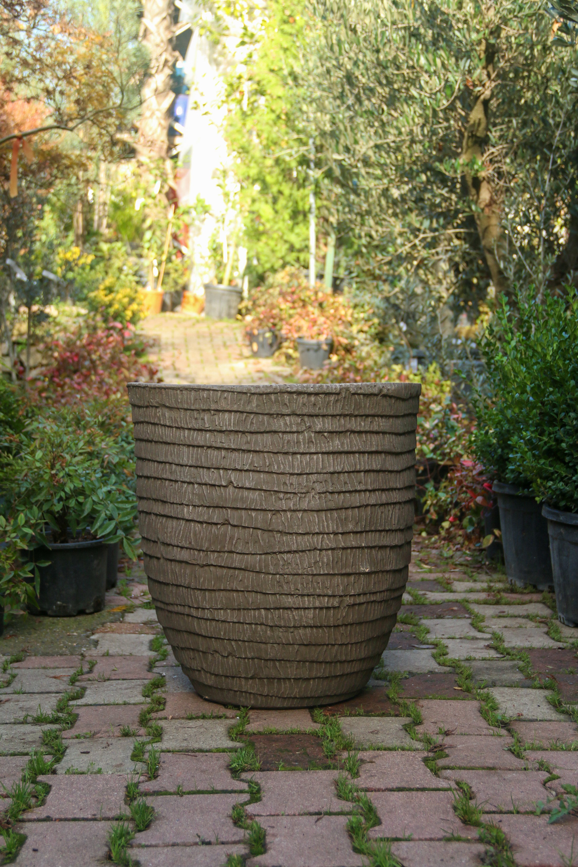 Wuxi Fiberstone Saksı Kahve