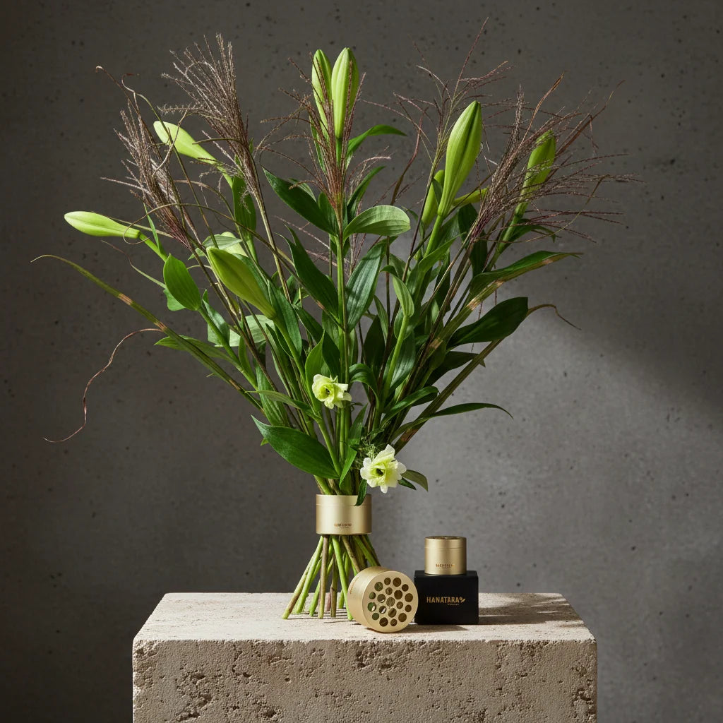 Hanataba Champagne Gold – Bouquet Twister