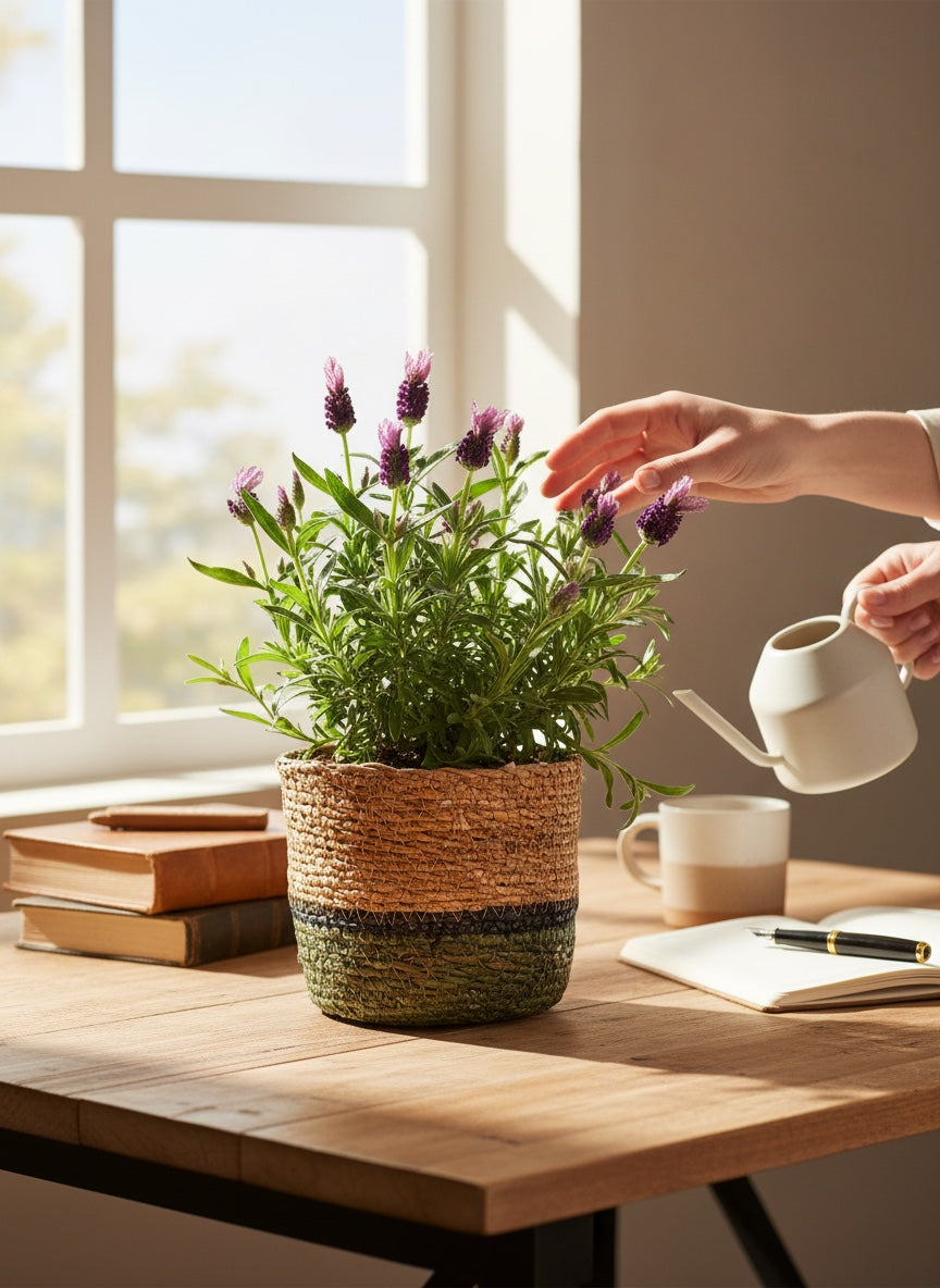 Lavanta (Hasır Sepetli)