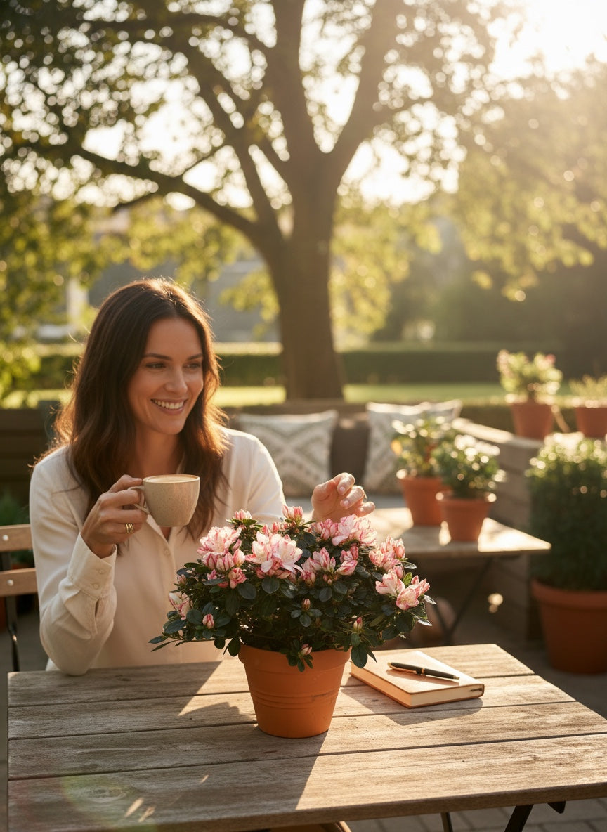 Açelya (Beyaz Pembe Alacalı)