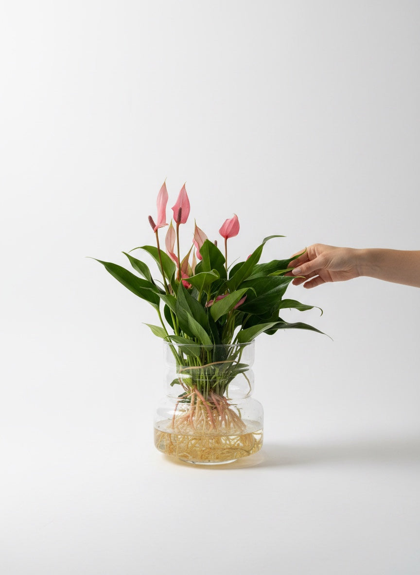 Tofu in Hourglass Vase