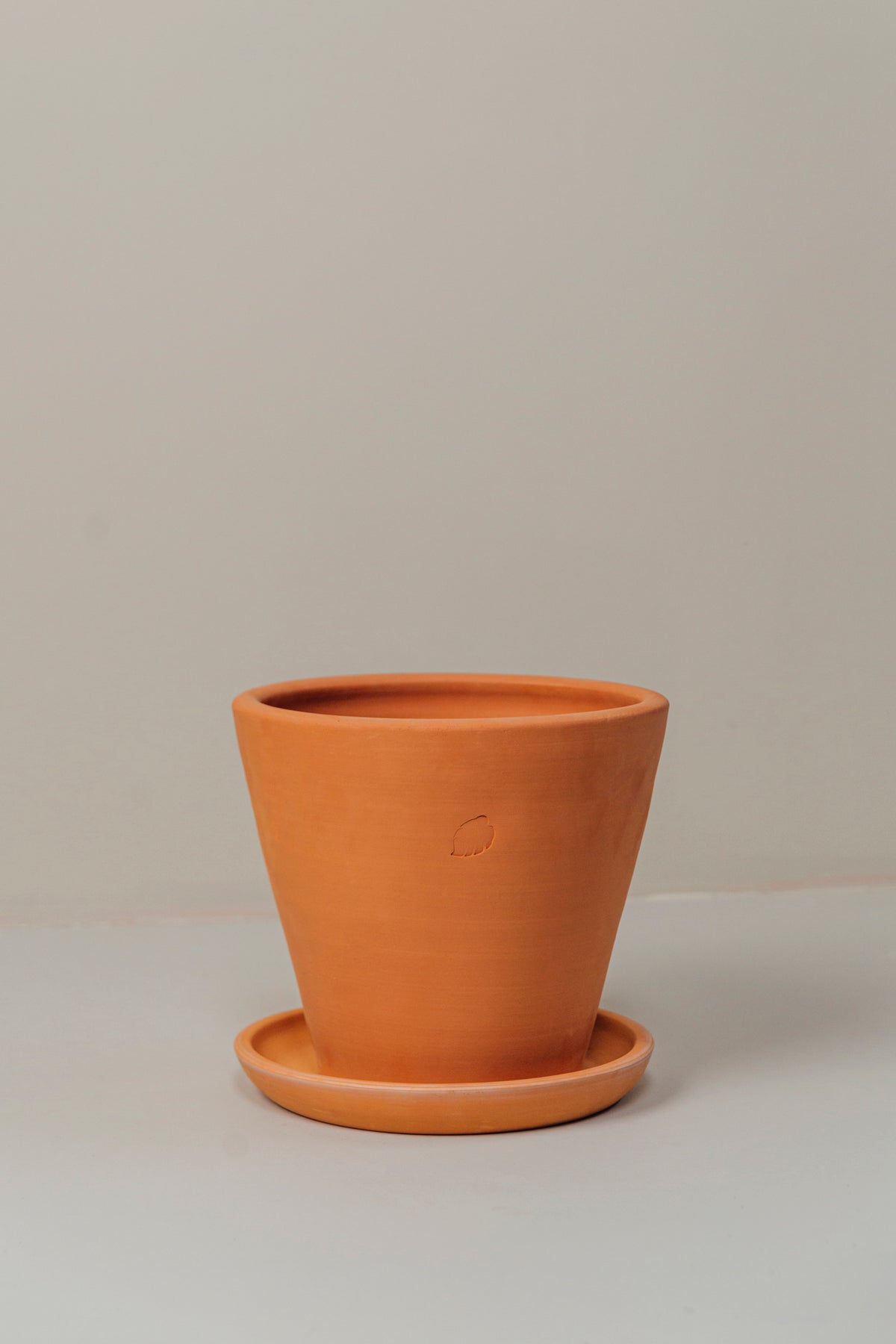 Clay Saksı 30cm (Tabaklı)